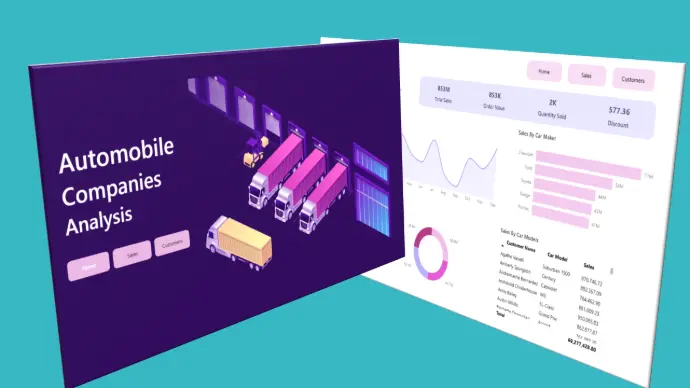 Automobile sales analytics dashboard with trends and customer insights